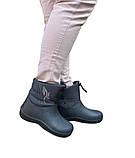 Зимові чорні дутики калоші пінка піна ПВХ ЕВА розмір 37 39 41, фото 6