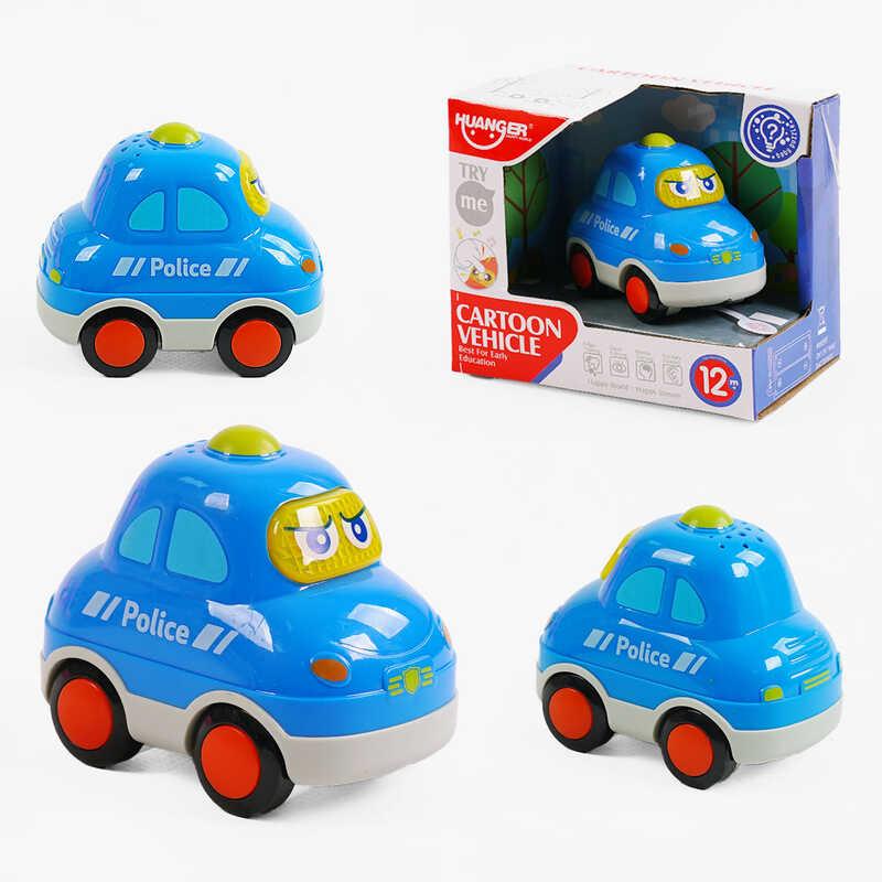 Машинка HE 0537-3 "Поліція", звукові та світлові ефекти