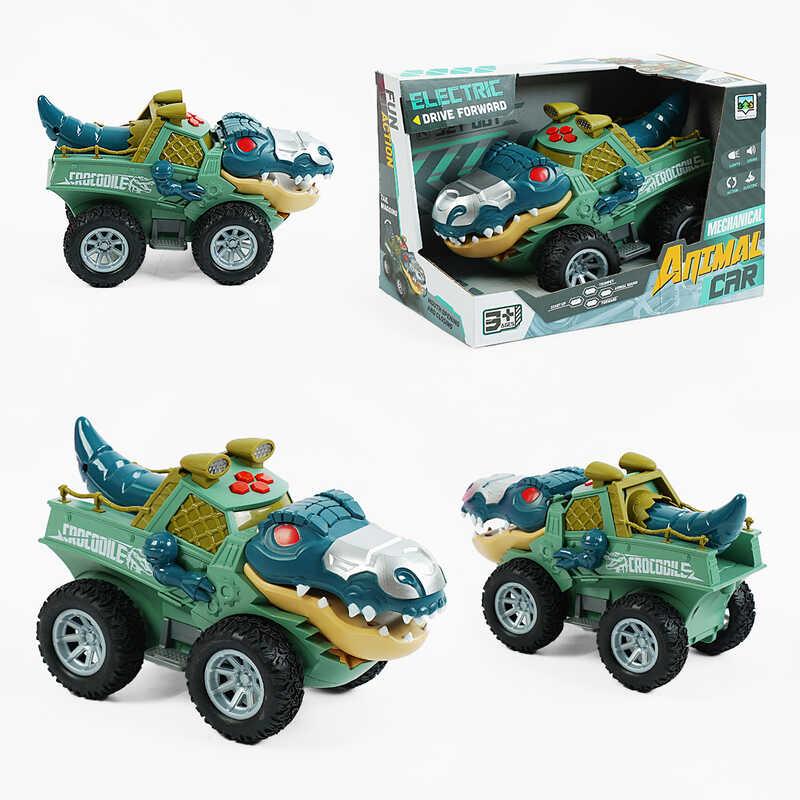 Машина музична SY 200-23 звуки, самостійно їздить, підсвічування, рухає хвостом і щелепою