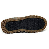 Кросівки чоловічі коричневі зі шнурівкою та чорною підошвою MIDA 112501(10) розмір 40, фото 9