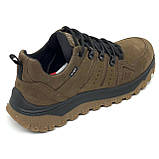 Кросівки чоловічі коричневі зі шнурівкою та чорною підошвою MIDA 112501(10) розмір 40, фото 7