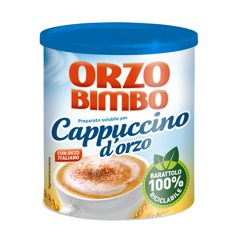 Капучино без кофеїну Orzo Bimbo на основі ячменю та цикорію 150 грамів, фото 1