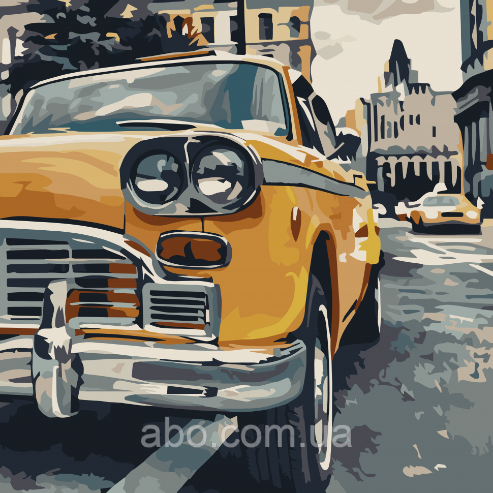 Картина за номерами. Art Craft "Особливе таксі" 40 * 40 см 10518-АС