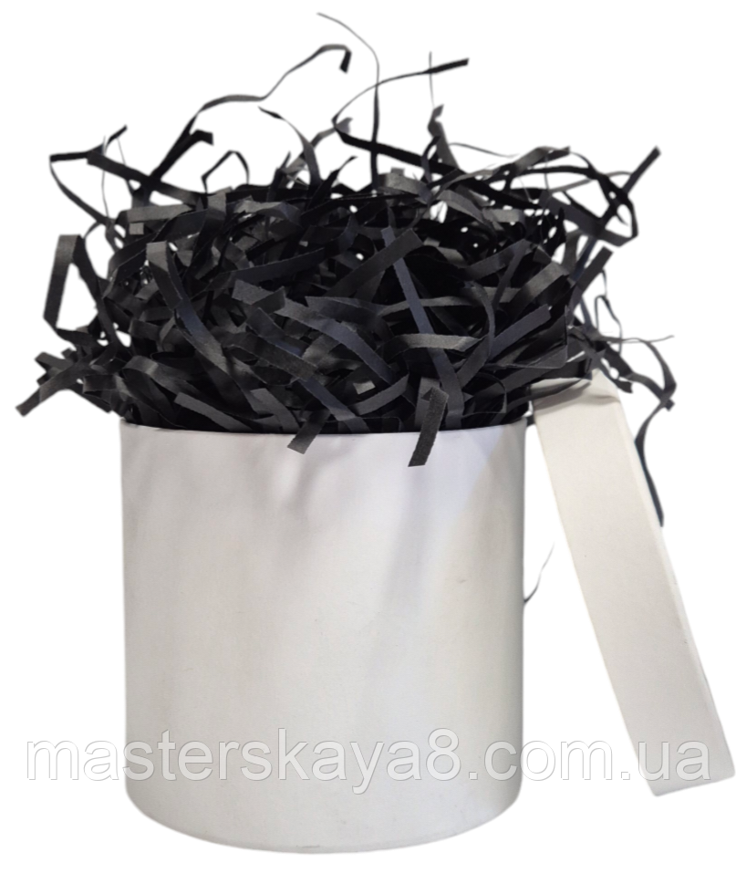 Паперовий наповнювач (відео), 500 г/4мм від виробника, колір Чорний, паперова стружка