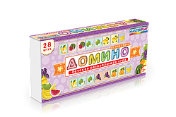 Дитяча настільна гра доміно "Фрукти" 1-092 від 3х років