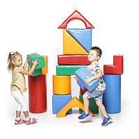 М'які модулі на підлогу Будівельник, 16 ел./7 фігур TIA-SPORT