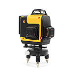 Акумуляторний лазерний нівелір Dewalt DCLE34031N (3.7V, 5AH), рівень зі штативом Деволт 3D,4D, фото 4