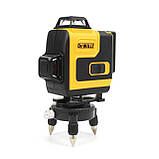 Акумуляторний лазерний нівелір Dewalt DCLE34031N (3.7V, 5AH), рівень зі штативом Деволт 3D,4D, фото 6