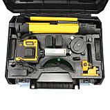 Акумуляторний лазерний нівелір Dewalt DCLE34031N (3.7V, 5AH), рівень зі штативом Деволт 3D,4D, фото 11