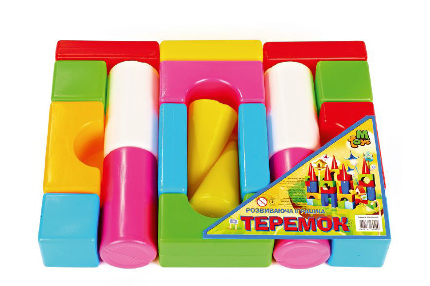 Дитячий конструктор Теремок "Маленький" 08071 з блоків, фото 1