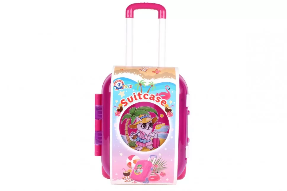 Іграшкова валіза для іграшок 7037TXK рожева, фото 1