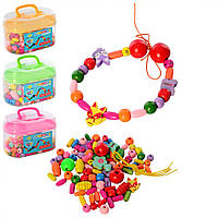 Дитяча розвиваюча іграшка Шнурівка MD 2200 дерев'яна