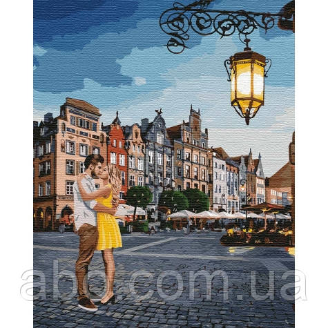 Картина за номерами. "Побачення в Гданську" 40 * 50см KHO4755