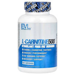 Л-Карнітин EVLution Nutrition L-CARNITINE500 (120 капсул.)