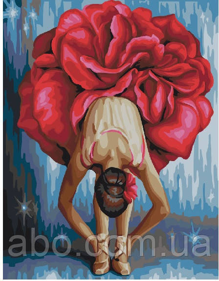Картина за номерами. Brushme "Квіткова балерина" GX22465, 40х50 см