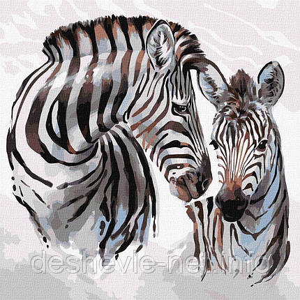 Картина за номерами "Смугасте життя" 40х40см KHO4366, фото 1