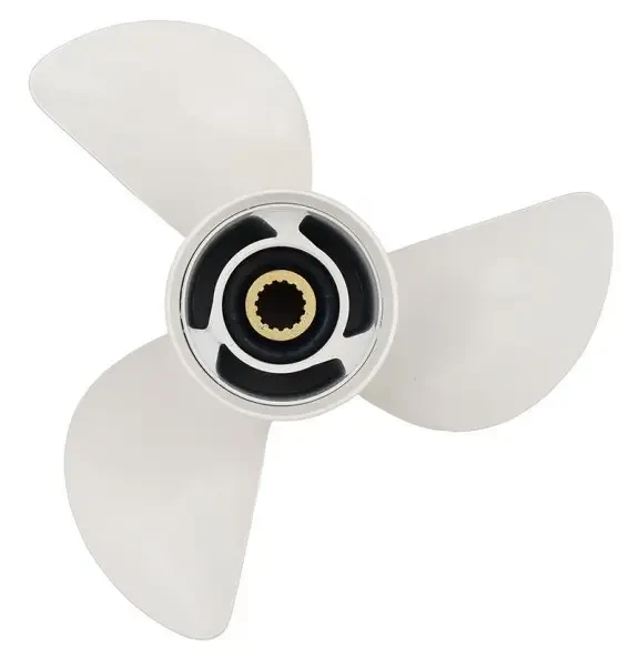 Гвинт гребний для човнового мотора Honda 58133-ZW1-A17AH 60-140 HP 13 1/4x17 алюмінієвий POLARIS 3 лопаті правий оберт, фото 1