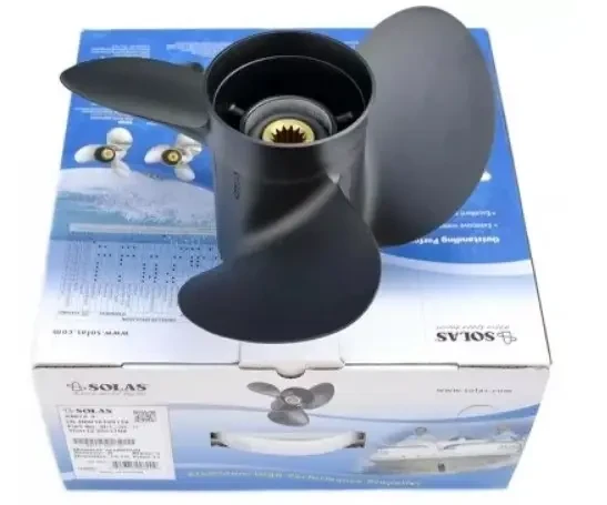 Гвинт для човнового мотора Suzuki 15.3×19 DF150-DF300 SOLAS Amita 3 алюміній 3 лопаті праве обертання, фото 1