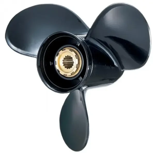 Гвинт гребний для човнового мотора 10-3/8X14 Mercury 48-816706A40 25-70 к.с. алюмінієвий PANA-SILVER 3 лопаті правий оберт, фото 1