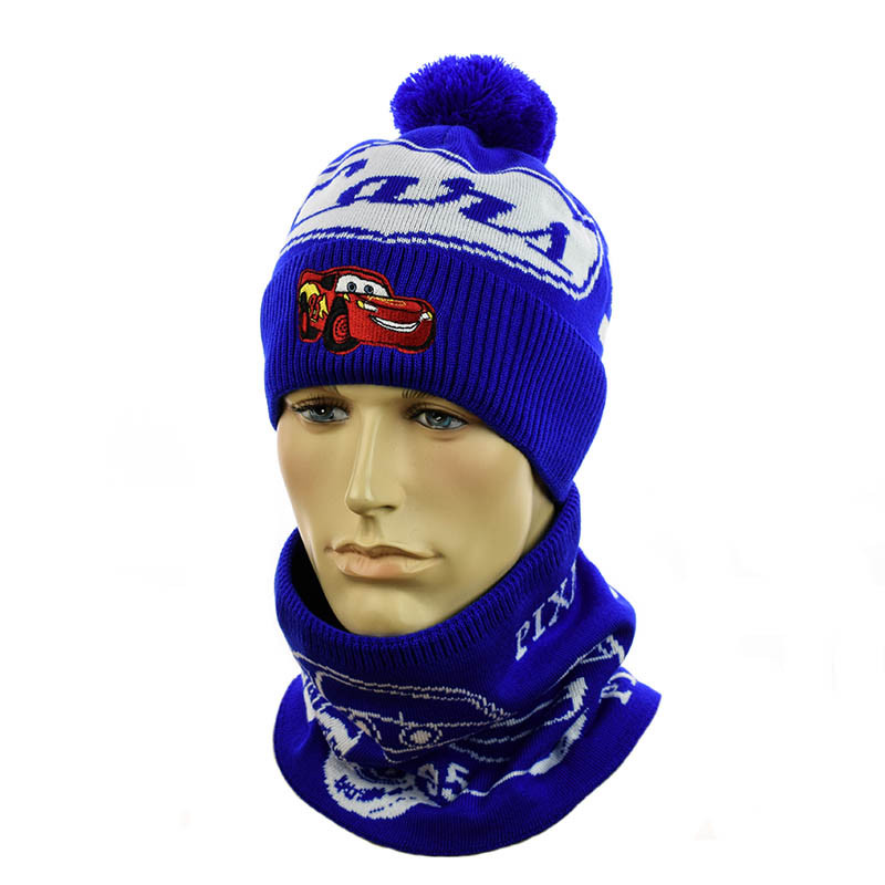 Зимовий комплект "Тачки Блискавка Маквін" синій