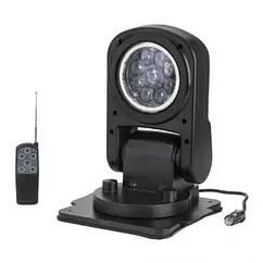 Прожектор P001-LED-45W 3600lm чорний 12В судновий для човна і катера