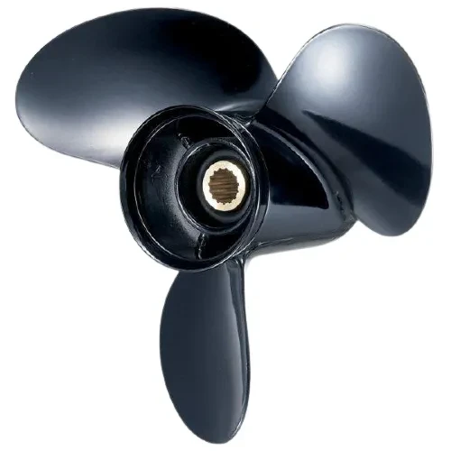 Гвинт гребний для човнового мотора 11-1/2×13 Suzuki 58100-94313-019 35-65 к.с. алюмінієвий PANA-SILVER S-40 для моторів 30 мм, фото 1