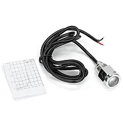 Підводне освітлення для катера.1X3W BLUE LE CHROME PLATED BRASS10-30V1.5M VIRES