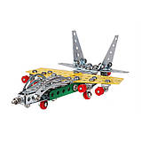 Дитячий Конструктор металевий "Мілітарі"ТехноК 3862TXK, 334 деталі, фото 3