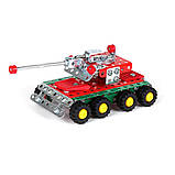 Дитячий Конструктор металевий "Мілітарі"ТехноК 3862TXK, 334 деталі, фото 6