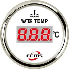 Цифровий датчик температури води судновий для човна і катера ECMS білий