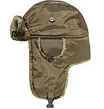 Шапка вушанка Mil-Tec ma1- олива 12105001, фото 6