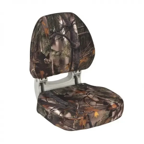 Сидіння суднове в човен катер і яхту Pro Anger Ергономічне складне пластикове камуфляжне Camouflage-81 460x430 мм, фото 1