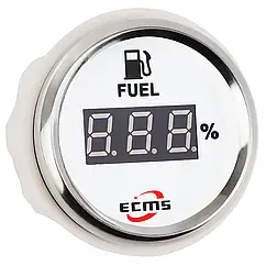 Цифровий датчик пального судновий ECMS CEF2-WS-240-33 52мм білий 801-00037 СЕРІЯ ЕКОНОМ для човна і катера