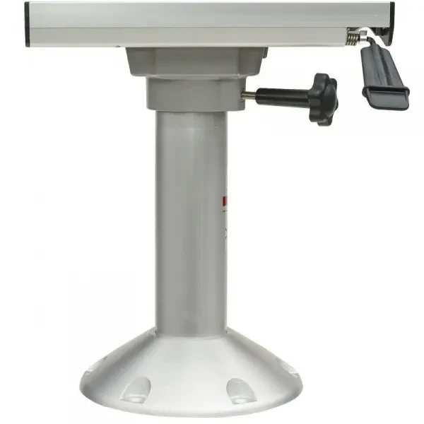 Стійка сидіння зі слайдером для човна і катера 2010015 - сталевий висота 390 мм накладний монтаж горизонтальний зсув 150 мм, фото 1