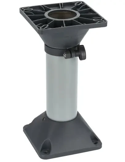 Стійка для сидіння в човен катер і яхту ECONOMY 13in 330 mm MA 769-2 анодований алюміній накладний монтаж діаметр труби 76 мм, фото 1