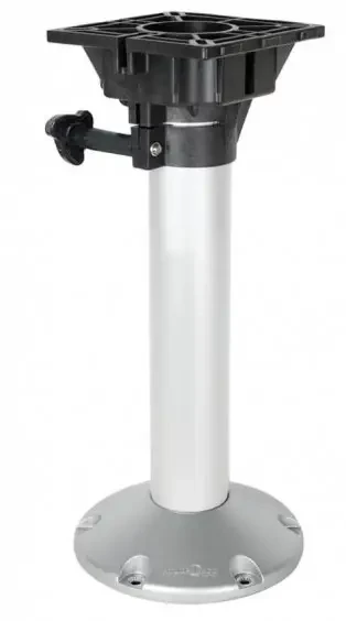 Стійка для сидіння в човен катер яхту FIXED SEAT 610 мм 24” MA 772-3 накладний монтаж анодований алюміній для платформи, фото 1