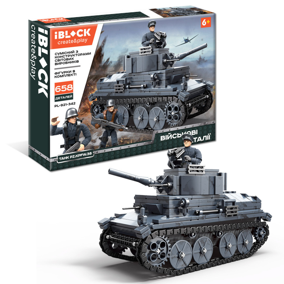 Іграшка конструктор IBLOCK PL-921-342 658 деталей, фото 1