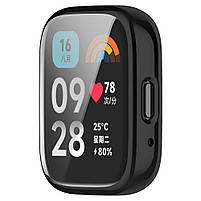 Захисний чохол для смарт годинника Redmi Watch 3 Active чорний, фото 5