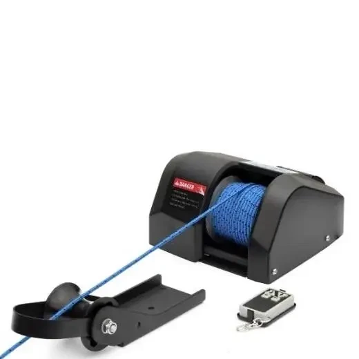 Лебідка якорна AutoTRAC Fishman 25 з пультом д/у управління для човна і катера 12V трос 30.5 м розрив 317 кг, фото 1