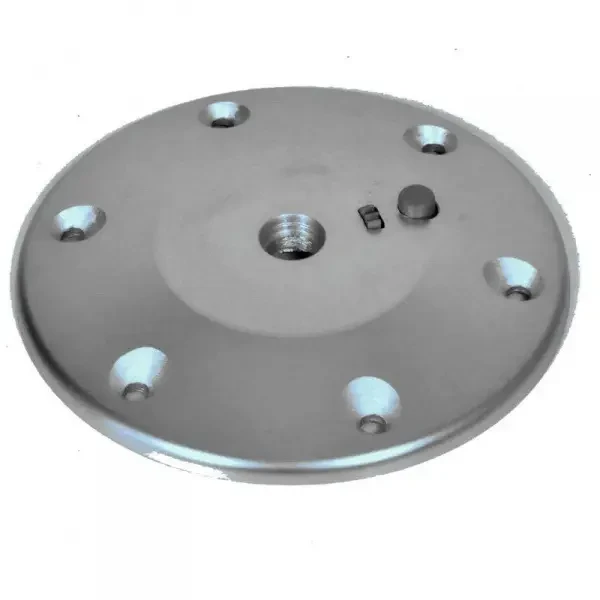 Оснування столу в човен і катер 189927-1 діаметр 178 мм висота 20 мм алюмінієве накладне, фото 1