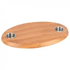 Кришка столу овальна для човна і катера під тик. 450x750 mm HF68-500TW