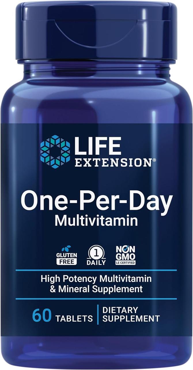 Life Extension One-Per-Day Multivitamin 60 Tablets