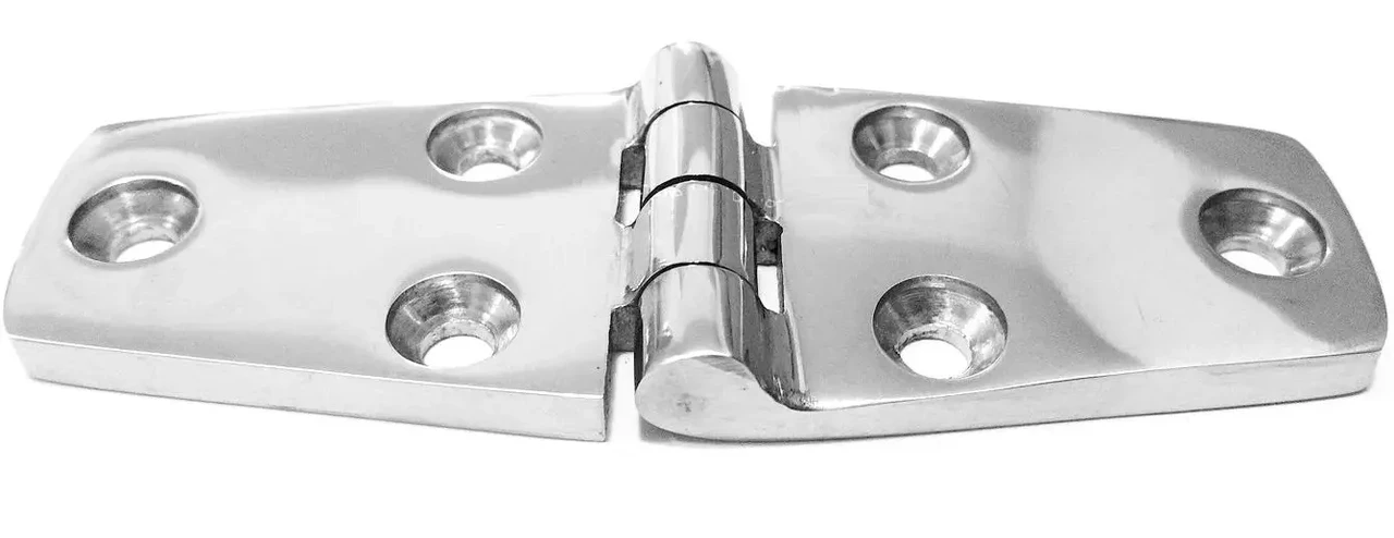 Петля суднова для човна і катера ZEL 58 ZK0604A 75*38 мм товщина 5 мм нова для катерів і яхт, фото 1