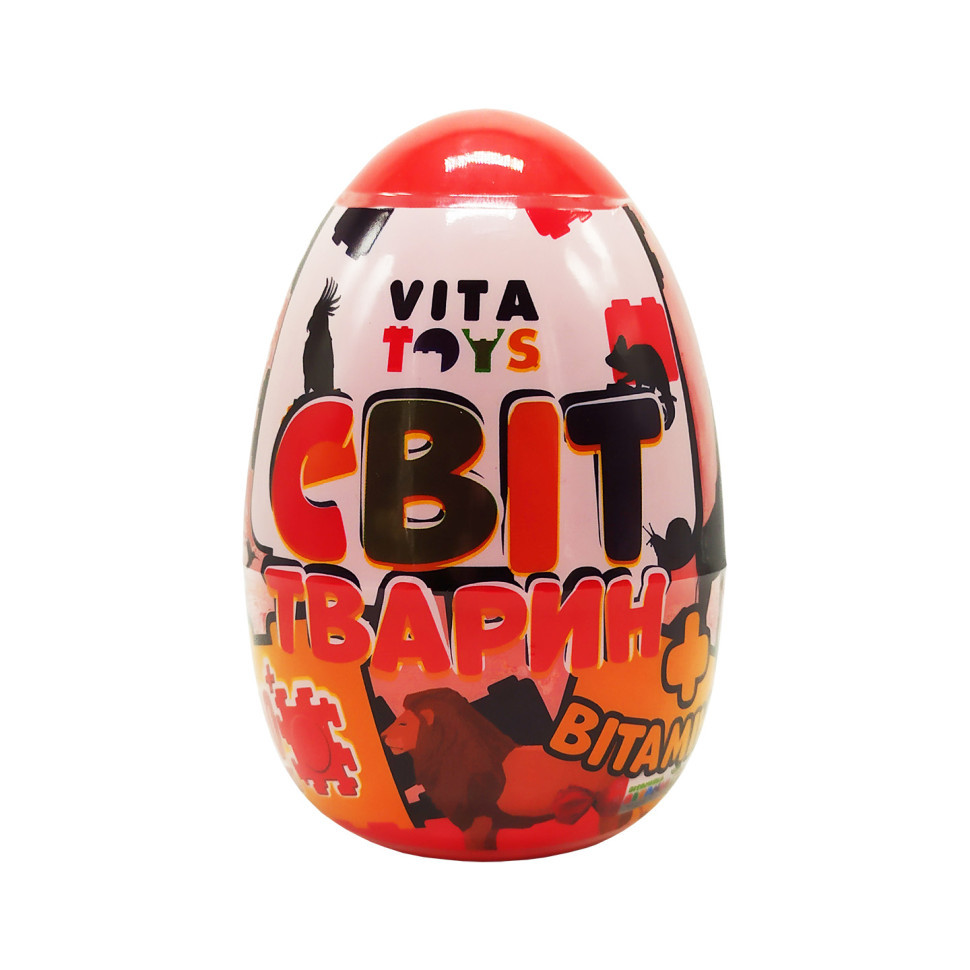 Конструктор у яйці "Світ Тварин" Vita Toys VTK 0069 100 деталей, фото 1