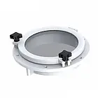 Люк ілюмінатор судновий для човна і катера 260 мм Seaflo SFPP1-02 пластиковий з загартованим склом 4 мм відкривається на 180°, фото 2