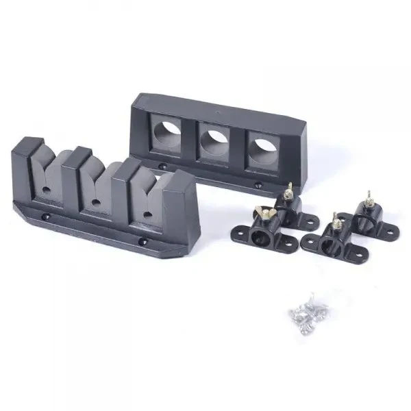 Тримач вудок бічний горизонтальний для човна і катера C12748B 3 тримача накладне кріплення Тайвань, фото 1