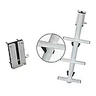 Лестниця дайвера алюмінієва біла 4 сходинки HF01-147AL для човна і катера довжина 1275 мм нескладна легка 3.7 кг, фото 2