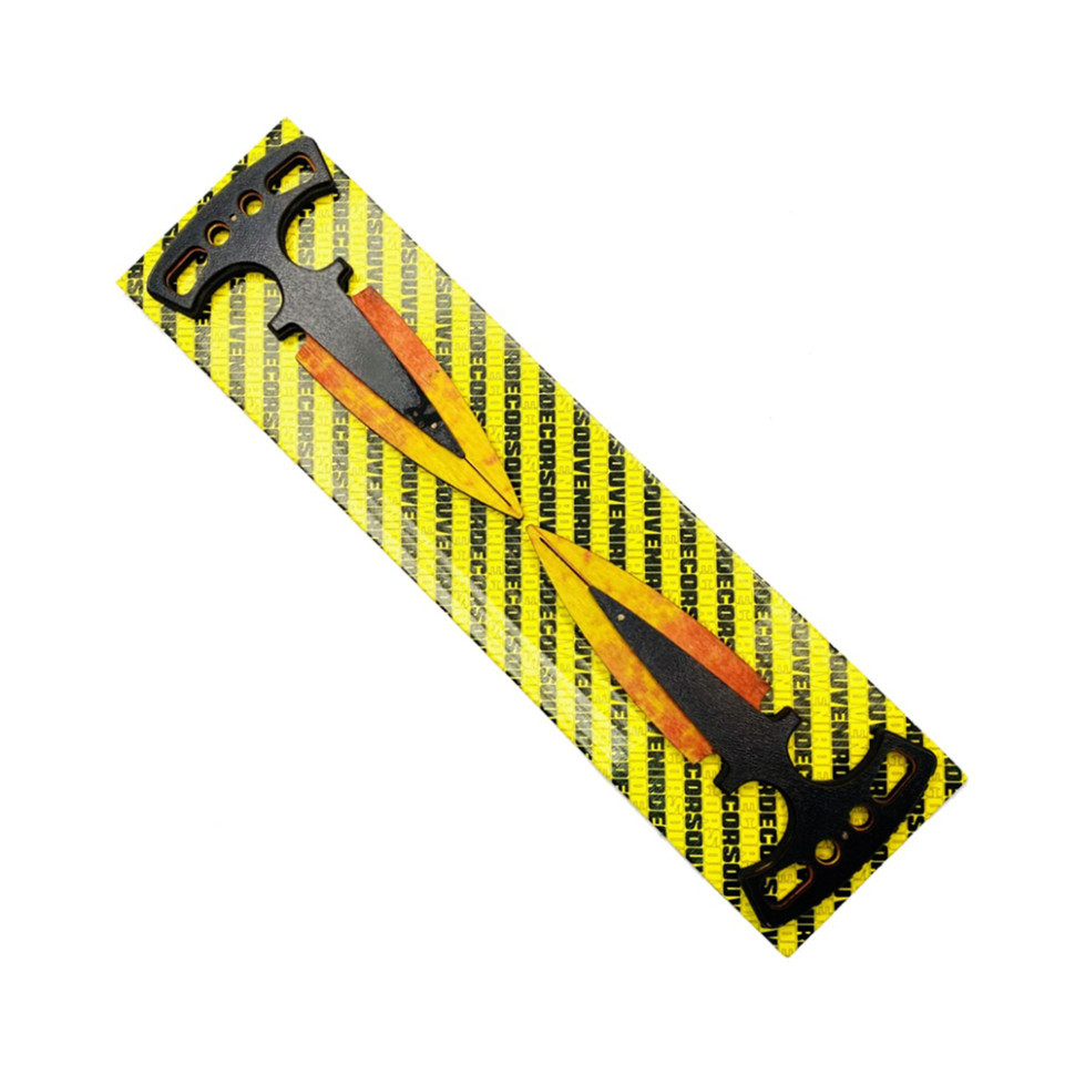 Комплект сувенірних дерев'яних ножів "SO-2 ТИЧКОВИЙ MOLTEN" DAG-M, фото 1