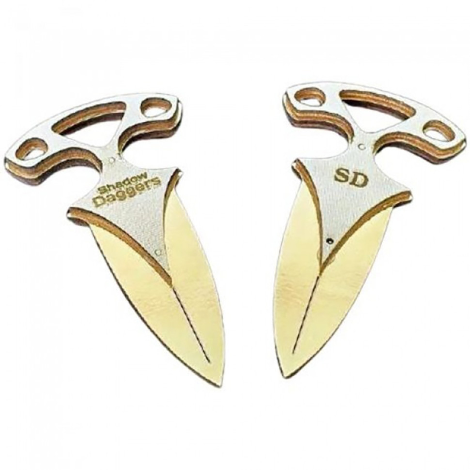 Комплект сувенірних дерев'яних ножів "ТИЧКОВИЙ GOLD" DAG-G, фото 1