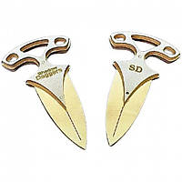 Комплект сувенірних дерев'яних ножів "ТИЧКОВИЙ GOLD" DAG-G